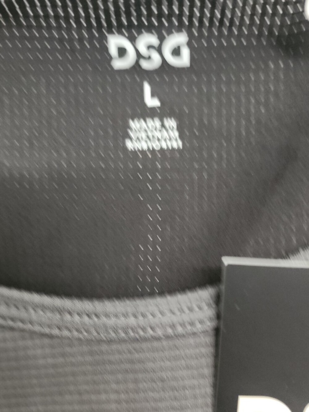 DSG Men's Athletic Moisture Wicking Run Tank Gray and Black Men's Size Large New - Picture 5 of 8